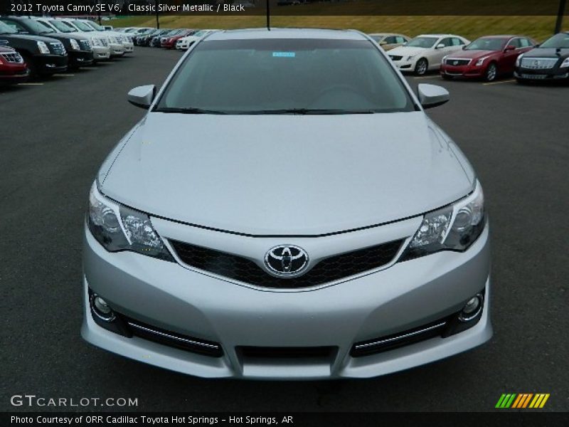 Classic Silver Metallic / Black 2012 Toyota Camry SE V6
