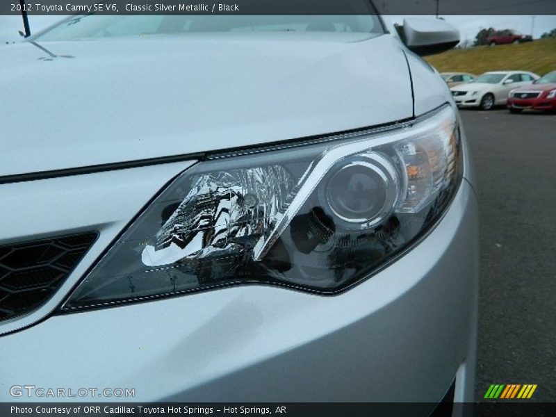 Classic Silver Metallic / Black 2012 Toyota Camry SE V6