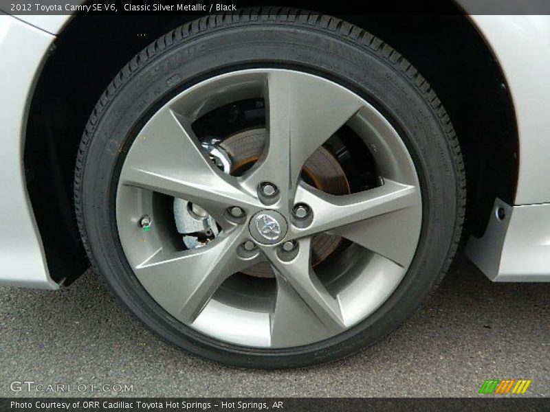 Classic Silver Metallic / Black 2012 Toyota Camry SE V6
