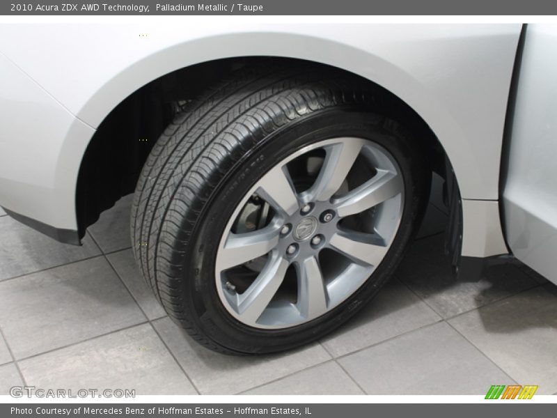Palladium Metallic / Taupe 2010 Acura ZDX AWD Technology