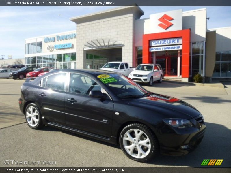 Black Mica / Black 2009 Mazda MAZDA3 s Grand Touring Sedan