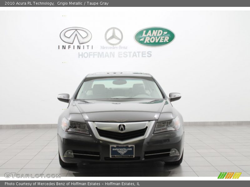 Grigio Metallic / Taupe Gray 2010 Acura RL Technology