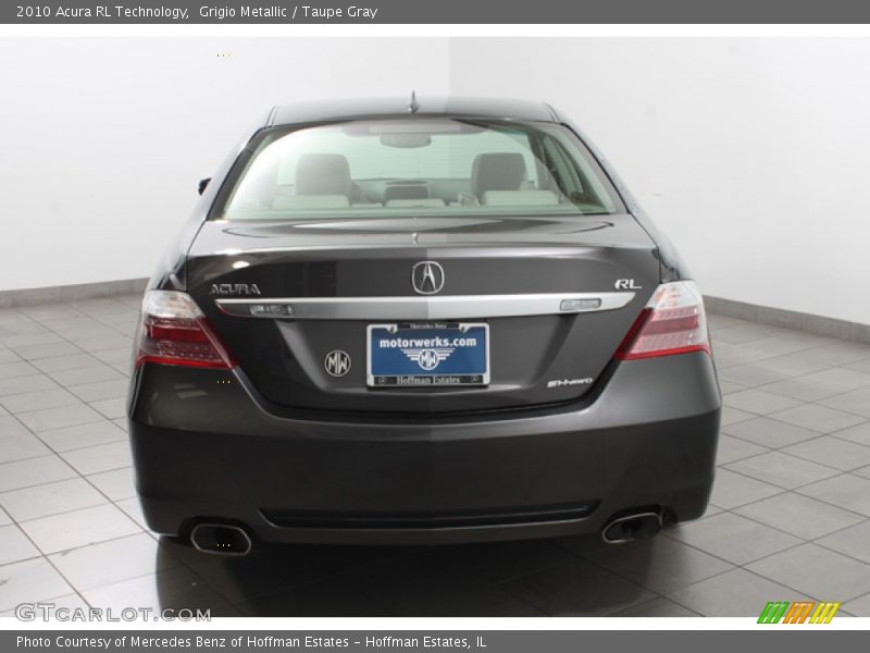 Grigio Metallic / Taupe Gray 2010 Acura RL Technology