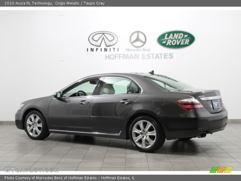 Grigio Metallic / Taupe Gray 2010 Acura RL Technology