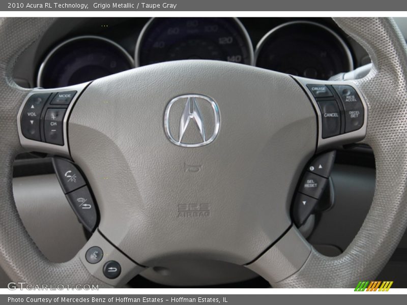 Grigio Metallic / Taupe Gray 2010 Acura RL Technology