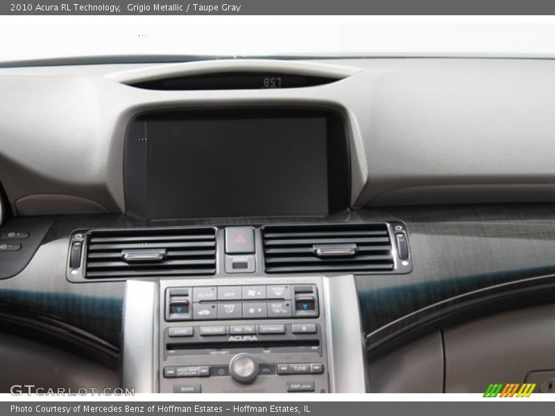 Grigio Metallic / Taupe Gray 2010 Acura RL Technology