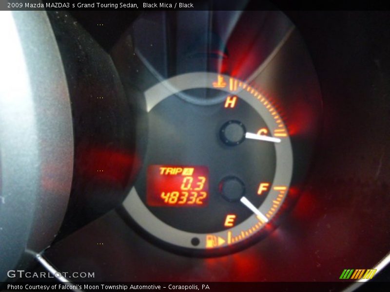 Black Mica / Black 2009 Mazda MAZDA3 s Grand Touring Sedan