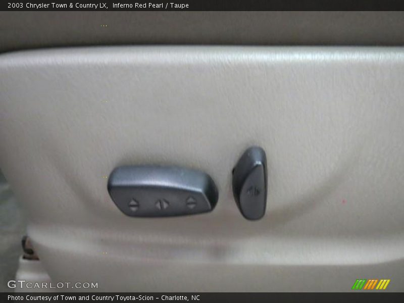Inferno Red Pearl / Taupe 2003 Chrysler Town & Country LX