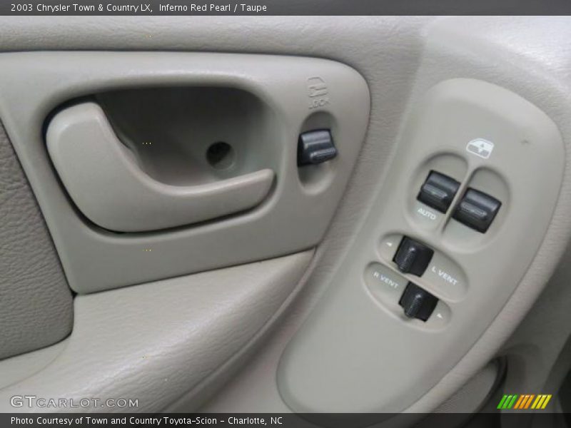 Inferno Red Pearl / Taupe 2003 Chrysler Town & Country LX