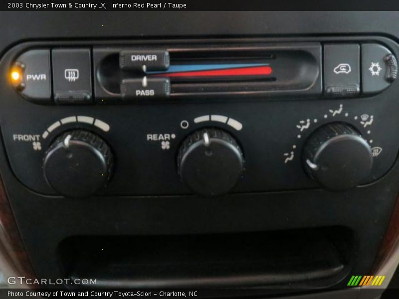 Controls of 2003 Town & Country LX