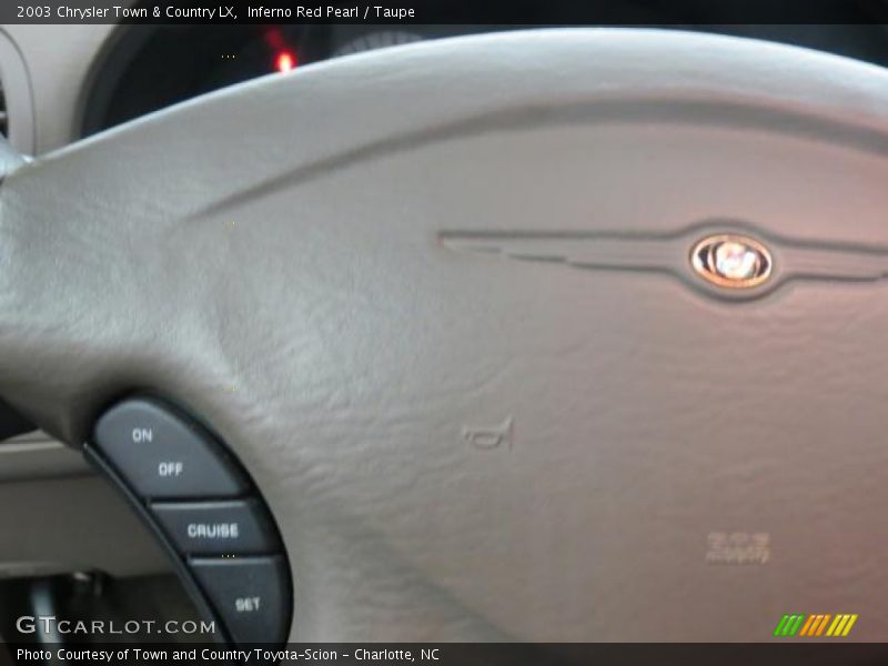 Inferno Red Pearl / Taupe 2003 Chrysler Town & Country LX
