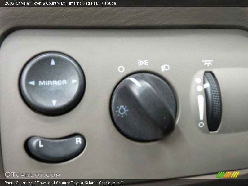 Controls of 2003 Town & Country LX