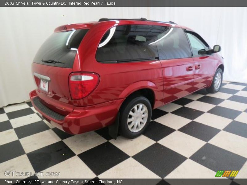 Inferno Red Pearl / Taupe 2003 Chrysler Town & Country LX