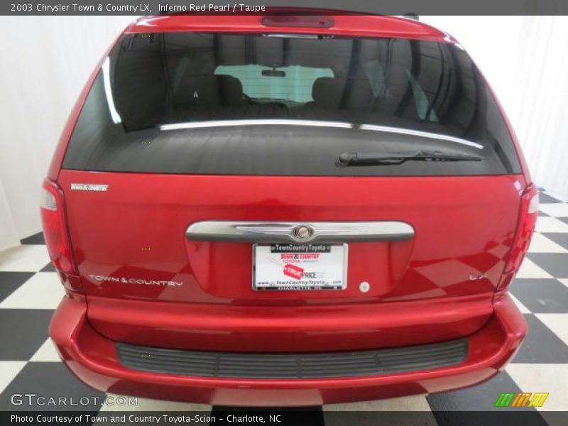 Inferno Red Pearl / Taupe 2003 Chrysler Town & Country LX