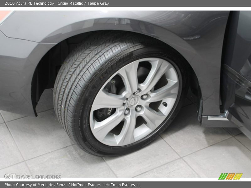 Grigio Metallic / Taupe Gray 2010 Acura RL Technology