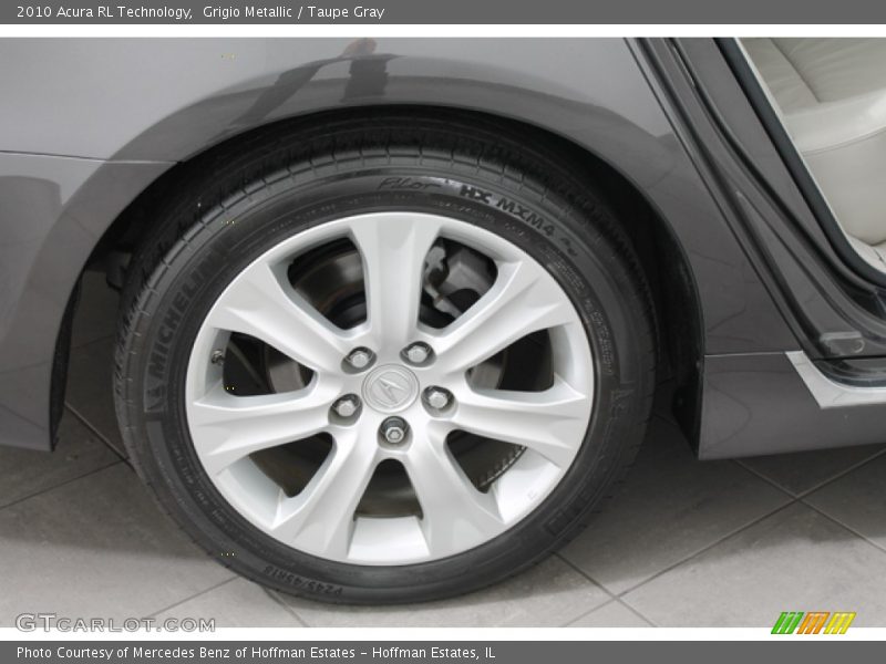 Grigio Metallic / Taupe Gray 2010 Acura RL Technology