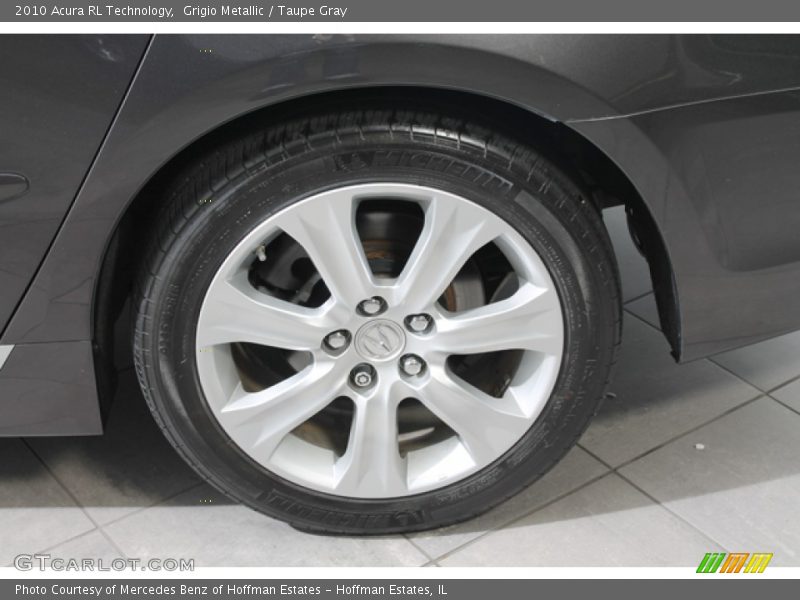 Grigio Metallic / Taupe Gray 2010 Acura RL Technology