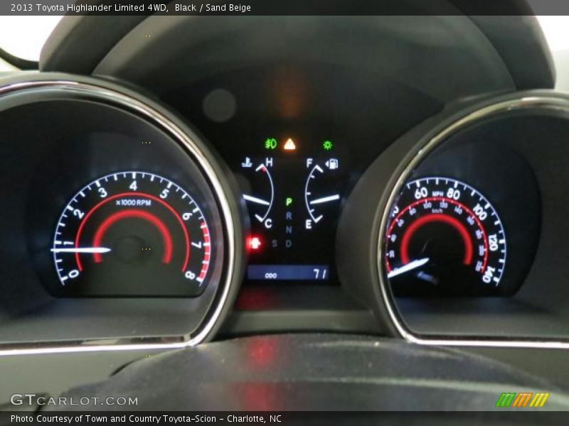 Black / Sand Beige 2013 Toyota Highlander Limited 4WD