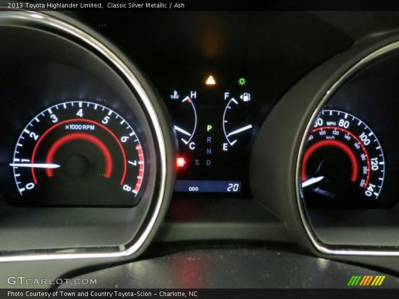 Classic Silver Metallic / Ash 2013 Toyota Highlander Limited