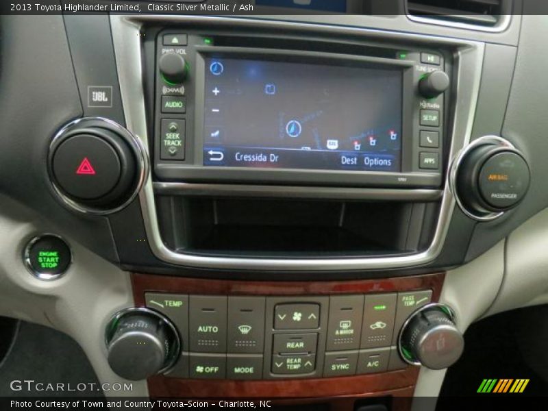 Classic Silver Metallic / Ash 2013 Toyota Highlander Limited