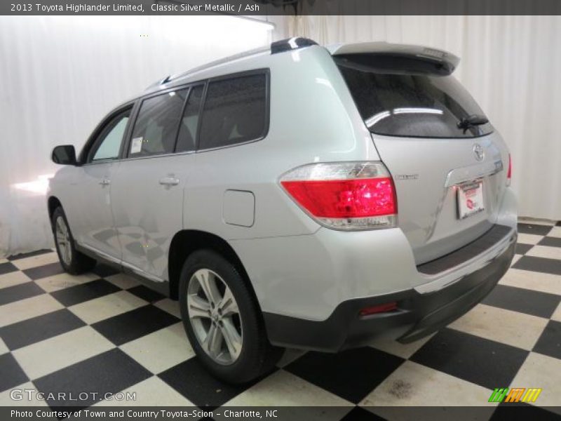 Classic Silver Metallic / Ash 2013 Toyota Highlander Limited