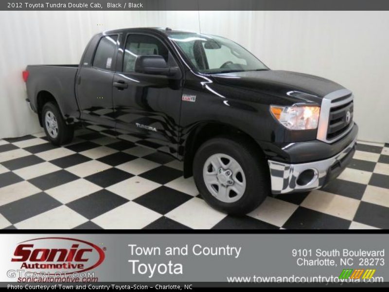 Black / Black 2012 Toyota Tundra Double Cab