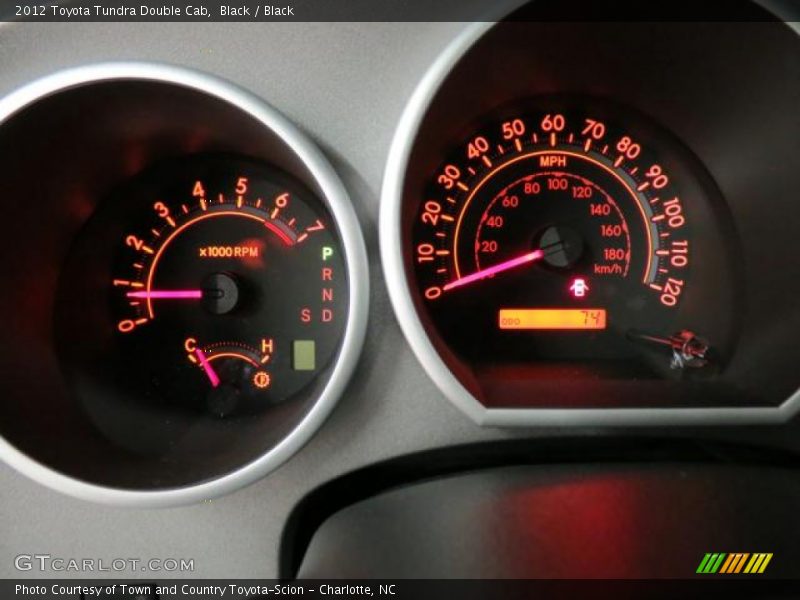 Black / Black 2012 Toyota Tundra Double Cab