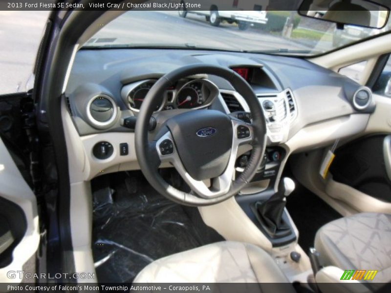 Violet Gray / Charcoal Black/Light Stone 2013 Ford Fiesta SE Sedan