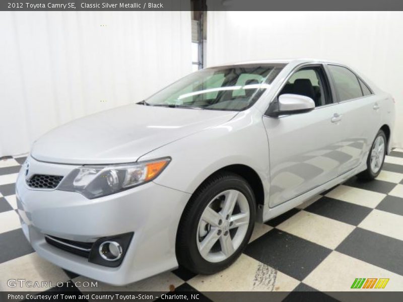 Classic Silver Metallic / Black 2012 Toyota Camry SE