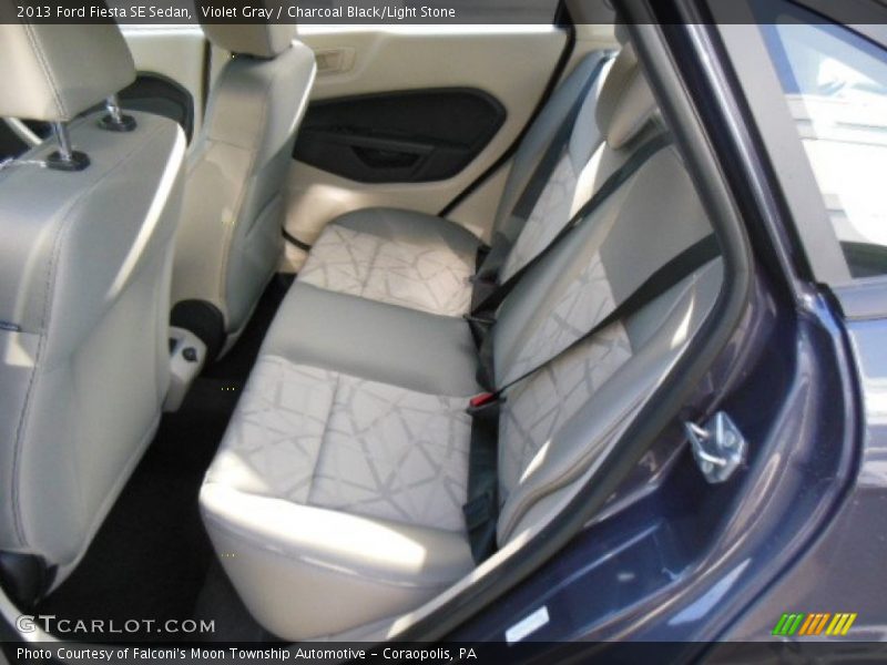 Rear Seat of 2013 Fiesta SE Sedan