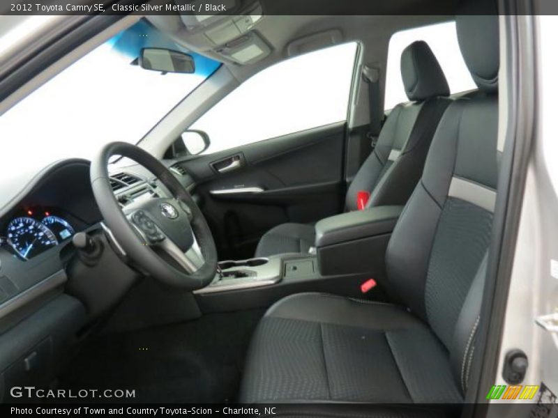 Classic Silver Metallic / Black 2012 Toyota Camry SE