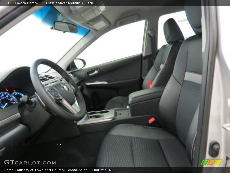 Classic Silver Metallic / Black 2012 Toyota Camry SE
