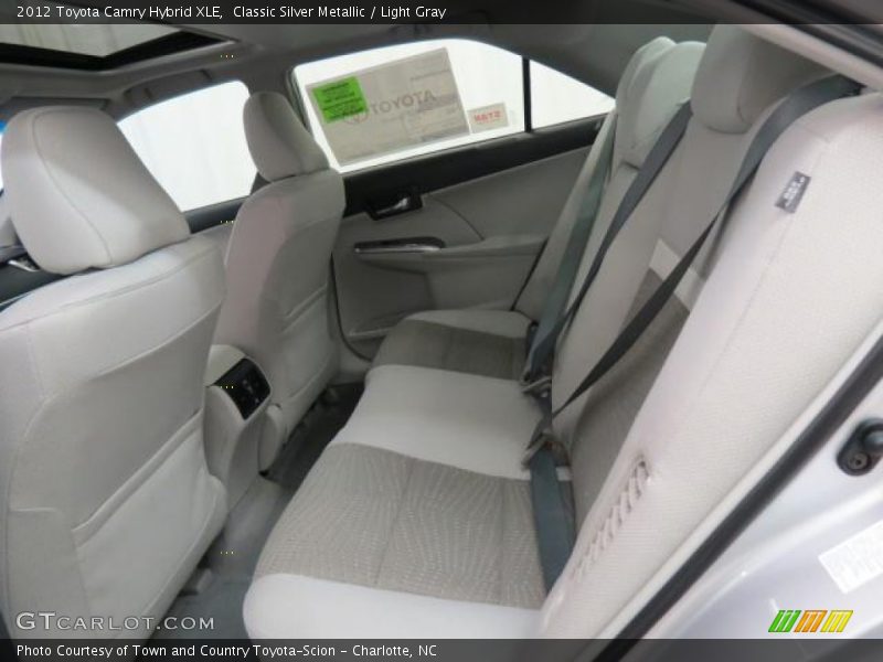 Classic Silver Metallic / Light Gray 2012 Toyota Camry Hybrid XLE