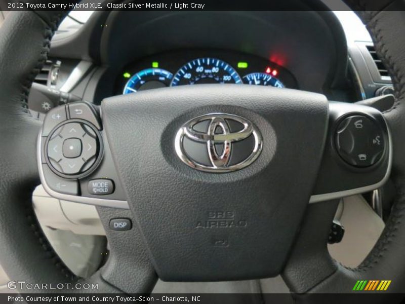 Classic Silver Metallic / Light Gray 2012 Toyota Camry Hybrid XLE