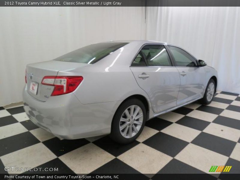Classic Silver Metallic / Light Gray 2012 Toyota Camry Hybrid XLE