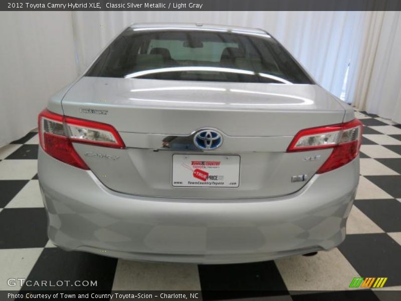 Classic Silver Metallic / Light Gray 2012 Toyota Camry Hybrid XLE