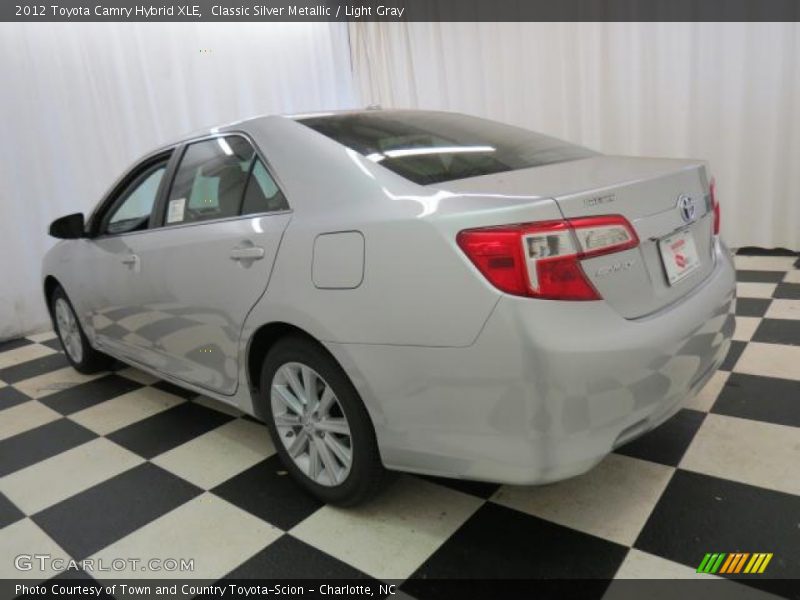 Classic Silver Metallic / Light Gray 2012 Toyota Camry Hybrid XLE