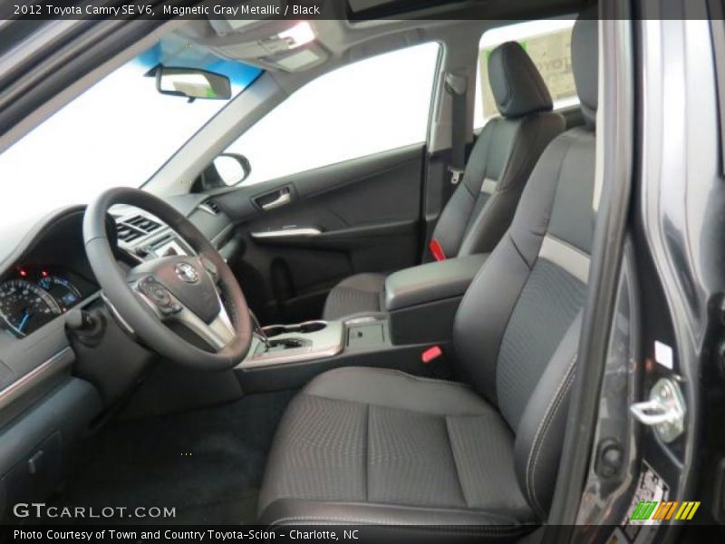 Magnetic Gray Metallic / Black 2012 Toyota Camry SE V6