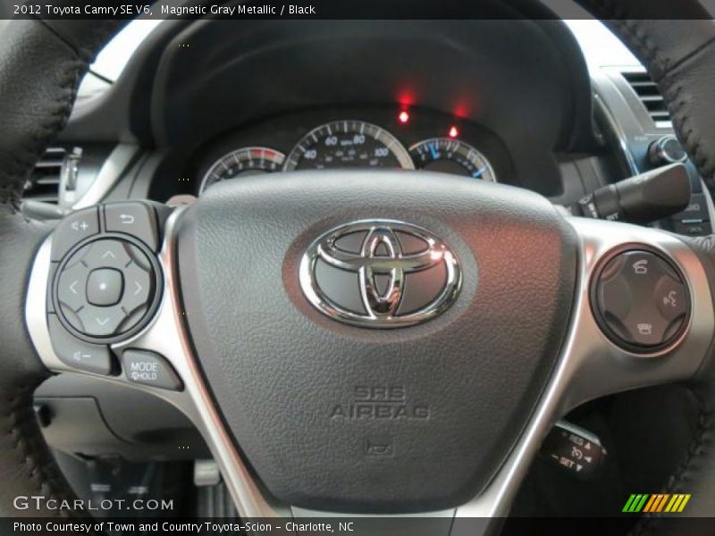 Magnetic Gray Metallic / Black 2012 Toyota Camry SE V6