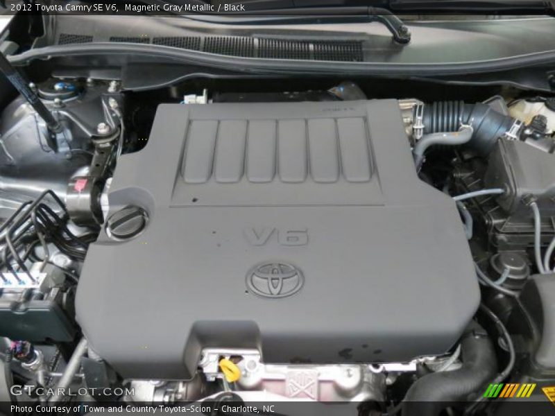 Magnetic Gray Metallic / Black 2012 Toyota Camry SE V6