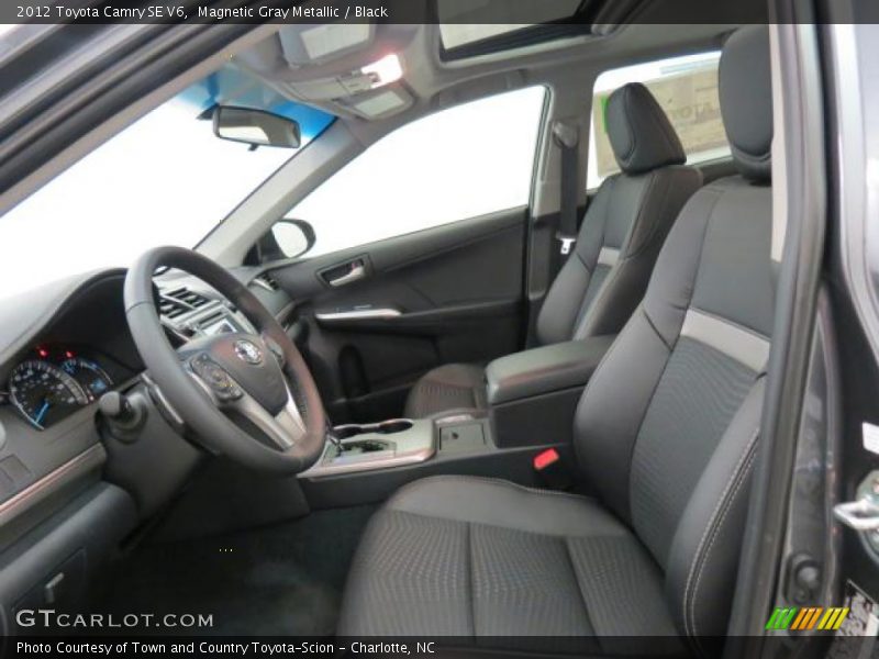Magnetic Gray Metallic / Black 2012 Toyota Camry SE V6