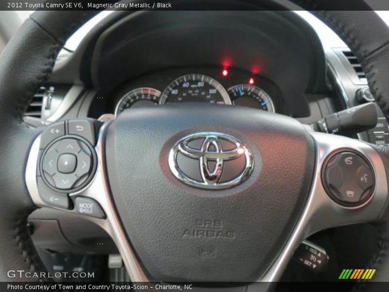 Magnetic Gray Metallic / Black 2012 Toyota Camry SE V6