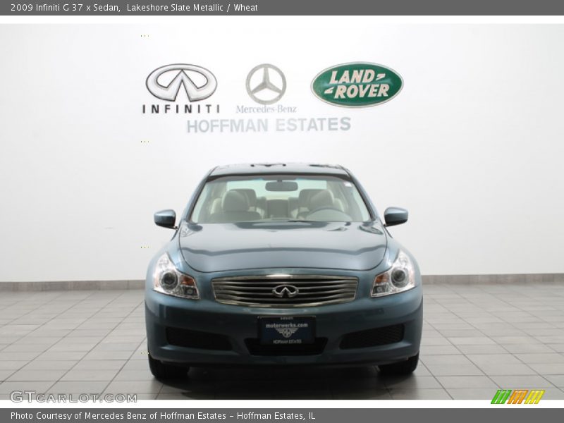 Lakeshore Slate Metallic / Wheat 2009 Infiniti G 37 x Sedan