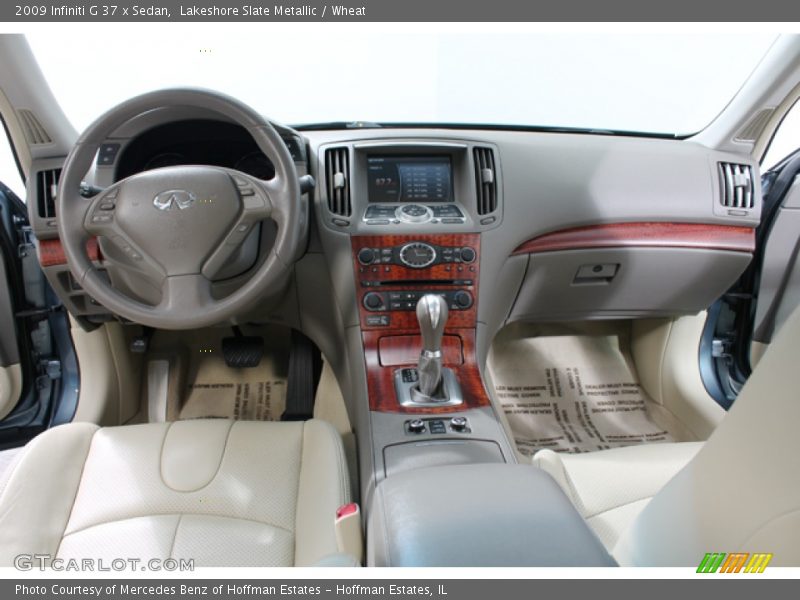 Lakeshore Slate Metallic / Wheat 2009 Infiniti G 37 x Sedan