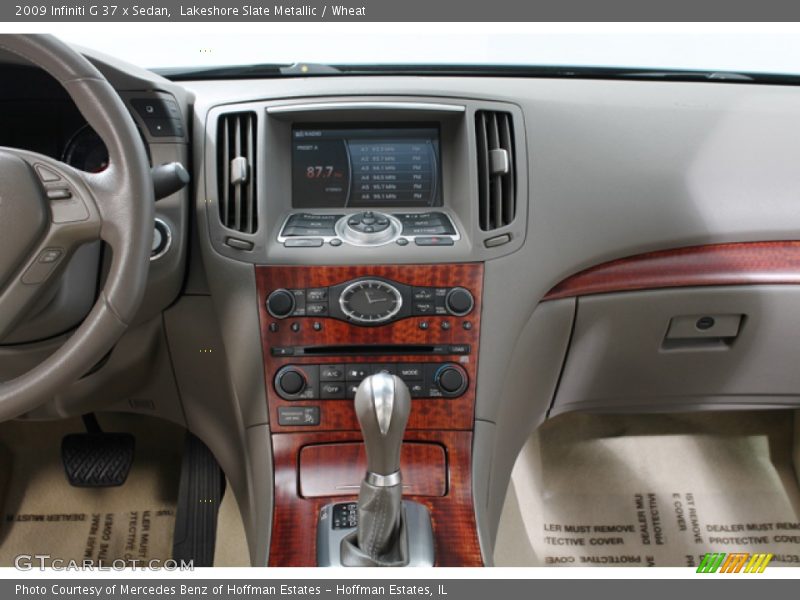 Lakeshore Slate Metallic / Wheat 2009 Infiniti G 37 x Sedan