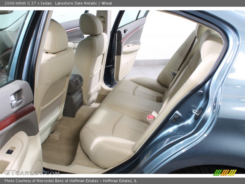 Lakeshore Slate Metallic / Wheat 2009 Infiniti G 37 x Sedan