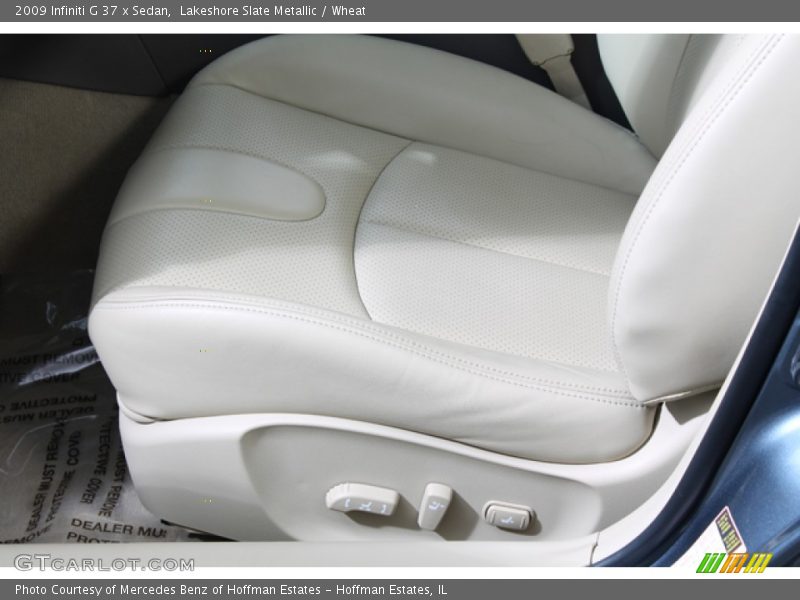 Lakeshore Slate Metallic / Wheat 2009 Infiniti G 37 x Sedan
