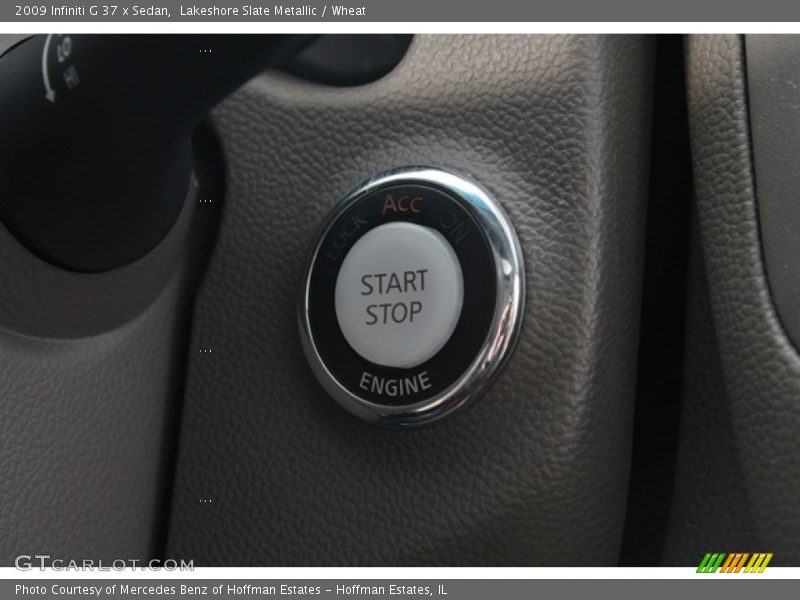 Lakeshore Slate Metallic / Wheat 2009 Infiniti G 37 x Sedan