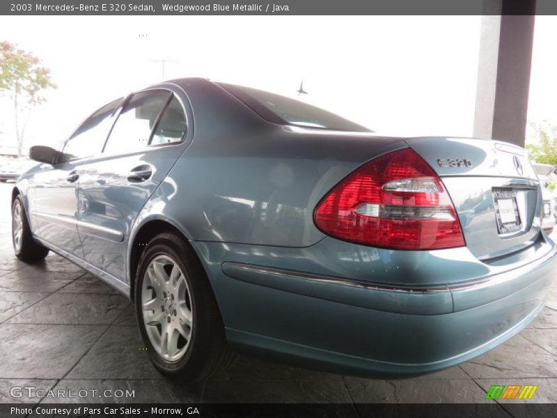 Wedgewood Blue Metallic / Java 2003 Mercedes-Benz E 320 Sedan