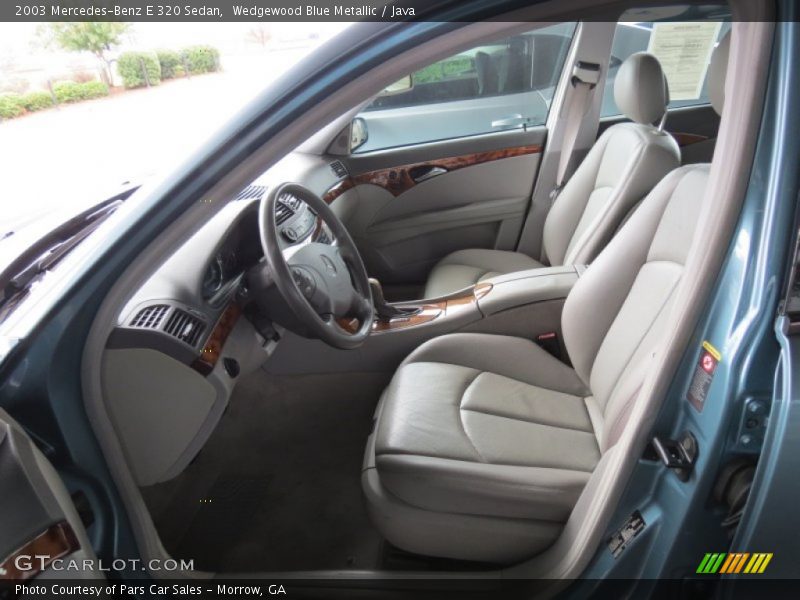Front Seat of 2003 E 320 Sedan